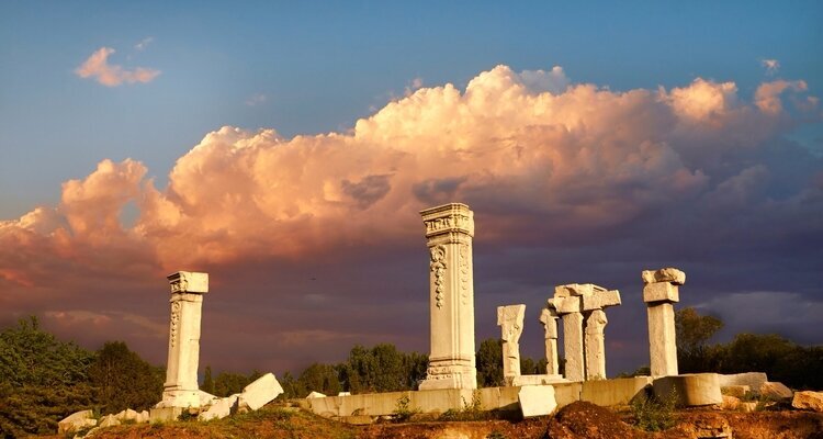 Sunset at the Old Summer Palace