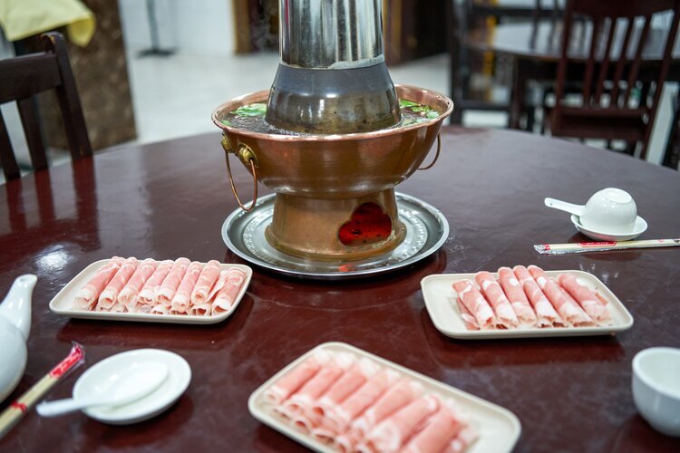 Beijing Hot Pot: Mutton Boiled in a Copper Pot