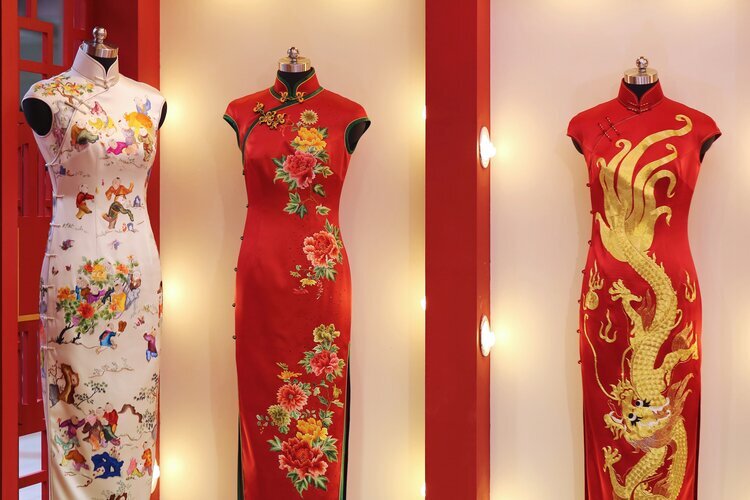 Silk qipao
