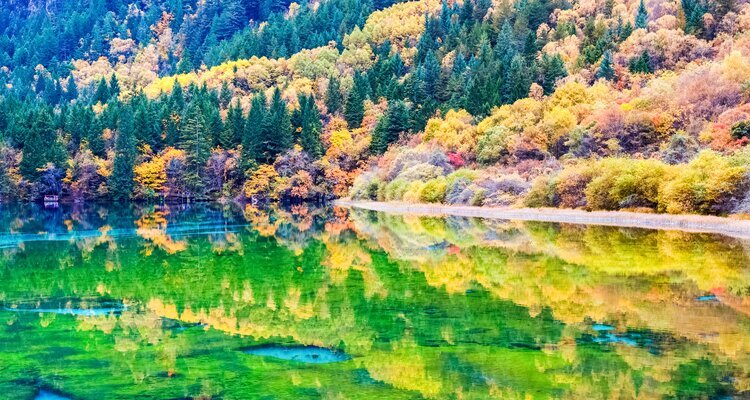 Jiuzhaigou in early November