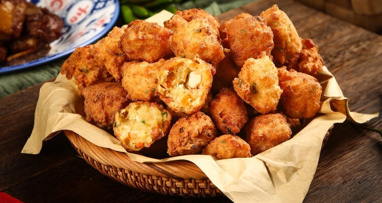 Fried meatballs