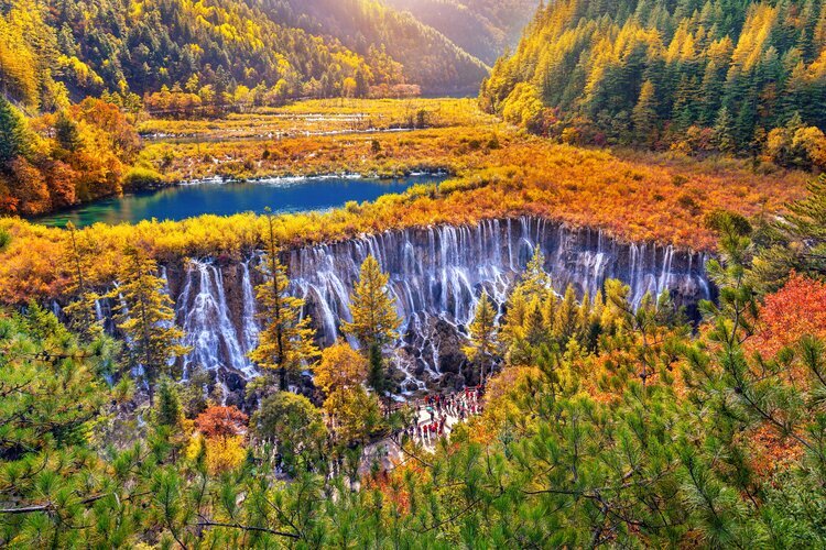 Jiuzhaigou. Vallée de Jiuzhaigou et Site de Huanglong