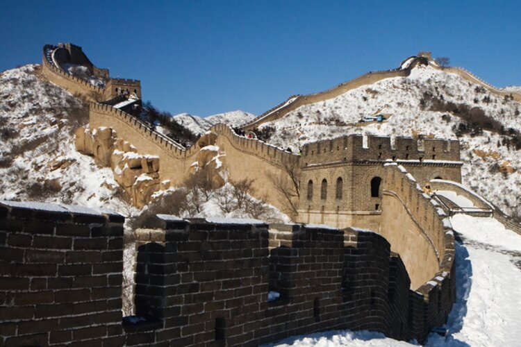 Великая Китайская стена зимой