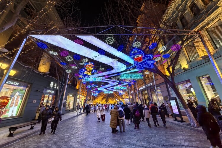 Улицы Харбина — Зима