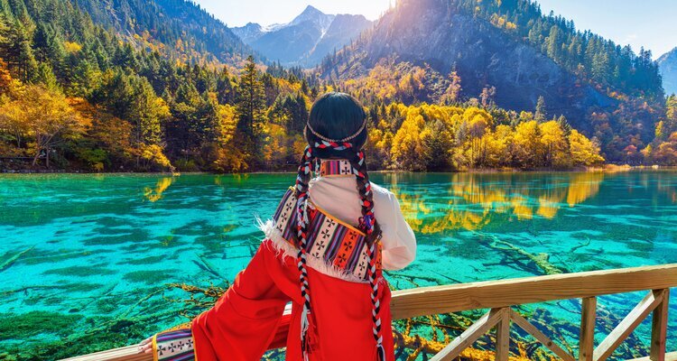 Jiuzhaigou Tal