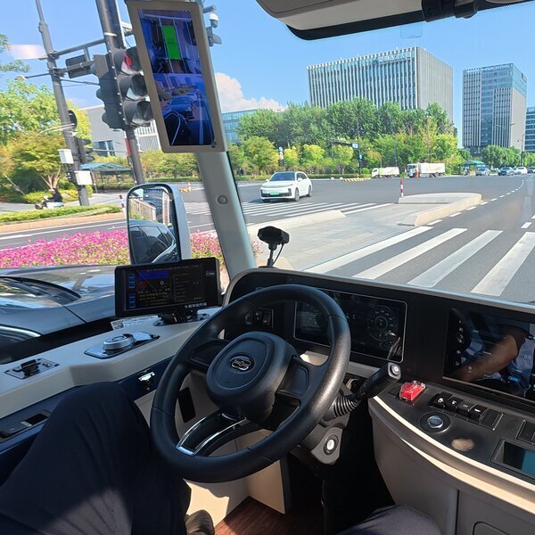 fahrerloser Bus in Hangzhou
