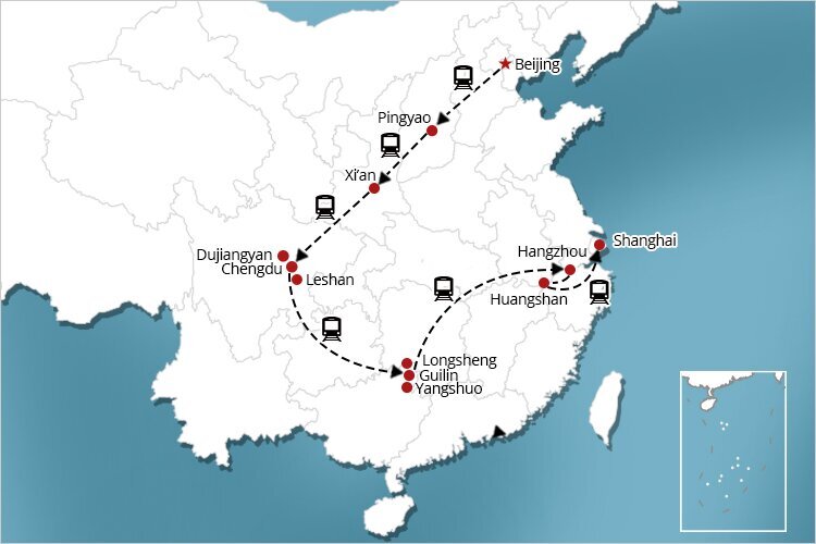 carte circuit chine 21 jours