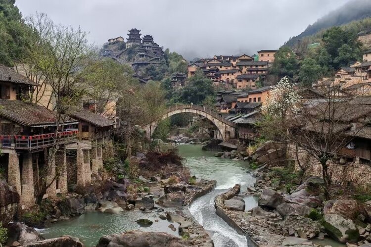 Wangxian Valley am Tag