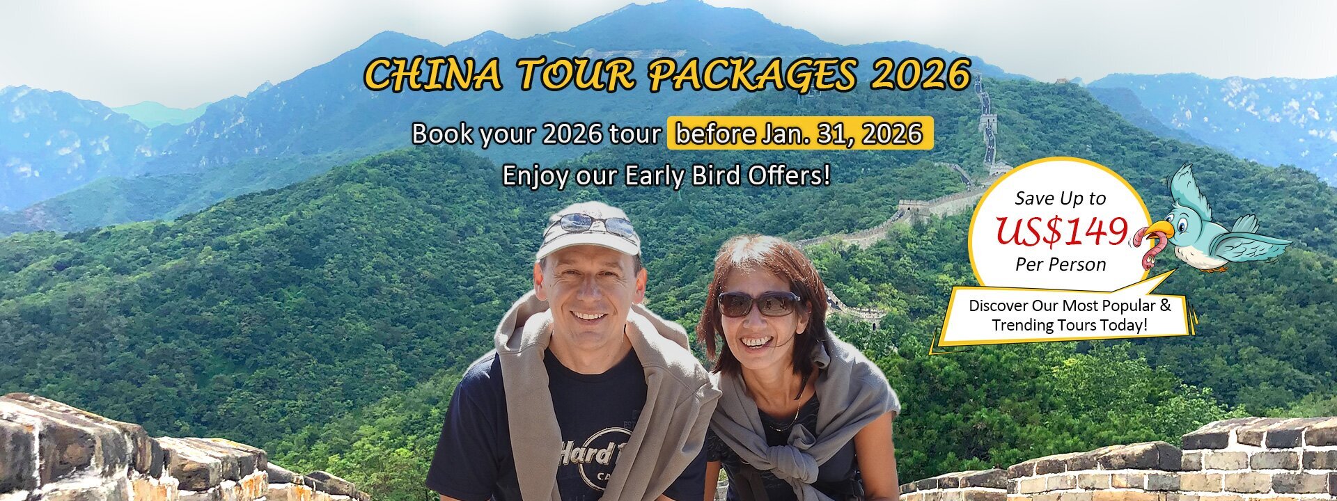 China Tour 2026: Discover Popular Destinations & Best Tours to China