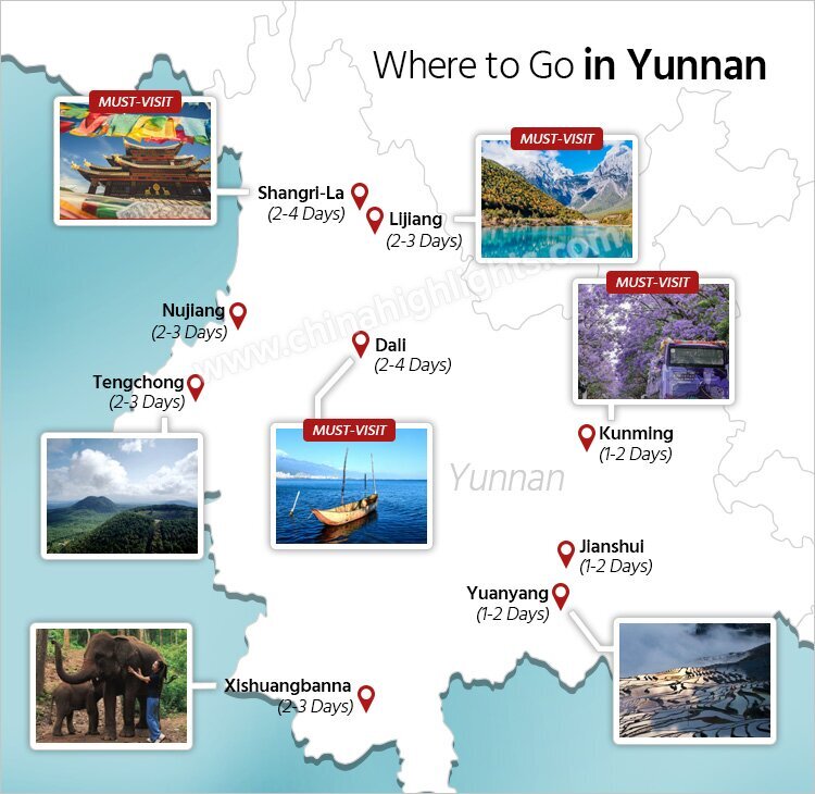 how many days in Yunnan