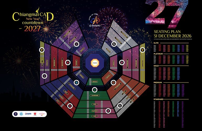 CAD New Year Countdown 2027 Seating Plan