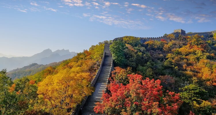 Los colores del otoño en la Gran Muralla