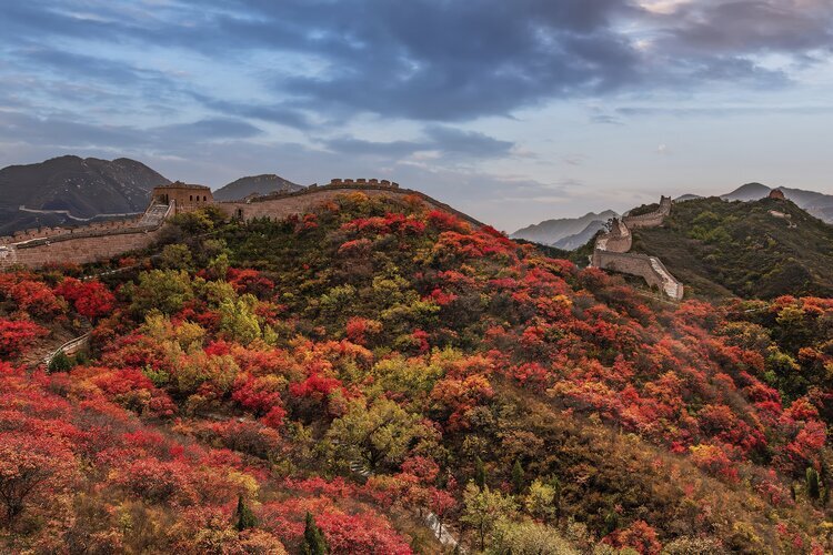 Chinesische Mauer Herbst