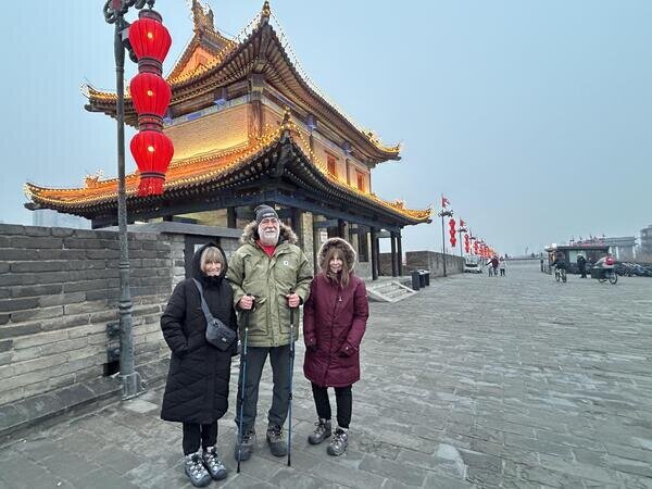 Explora la muralla de Xi’an en invierno