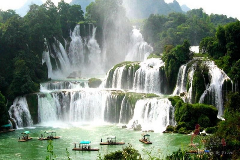 Nanning Detian Waterfall, World’s 4th Largest Transnational Waterfall