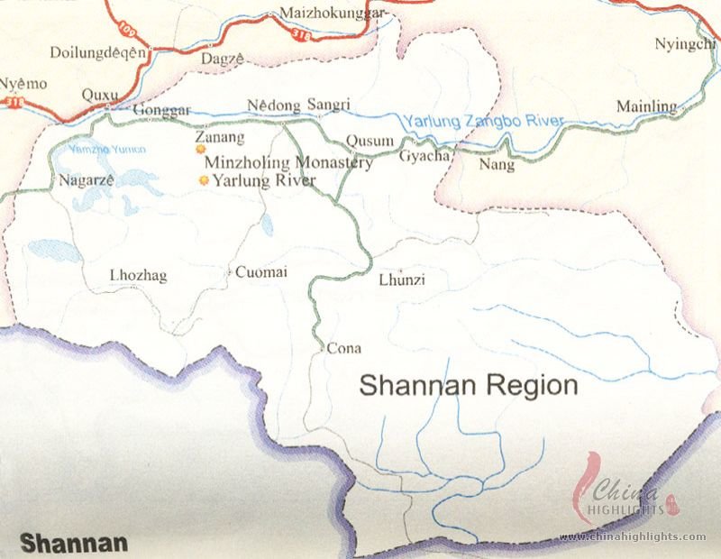 Map of the Region Map of the Region