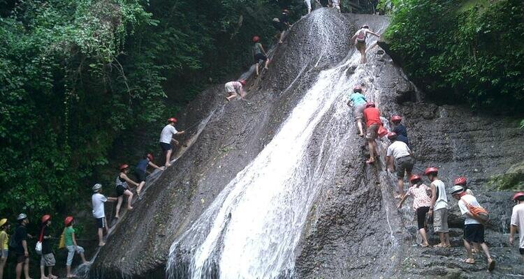 Waterfall Climbing in Gudong