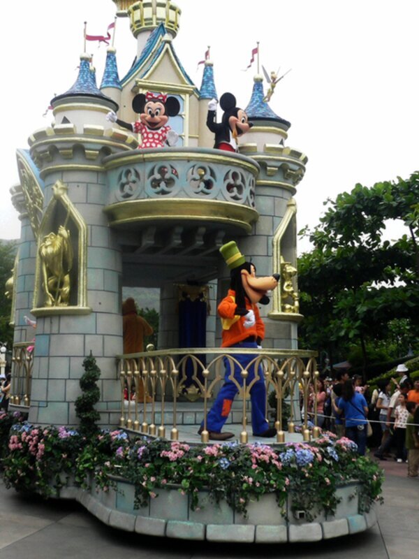 vive el cuento de hadas en Hong Kong Disneyland