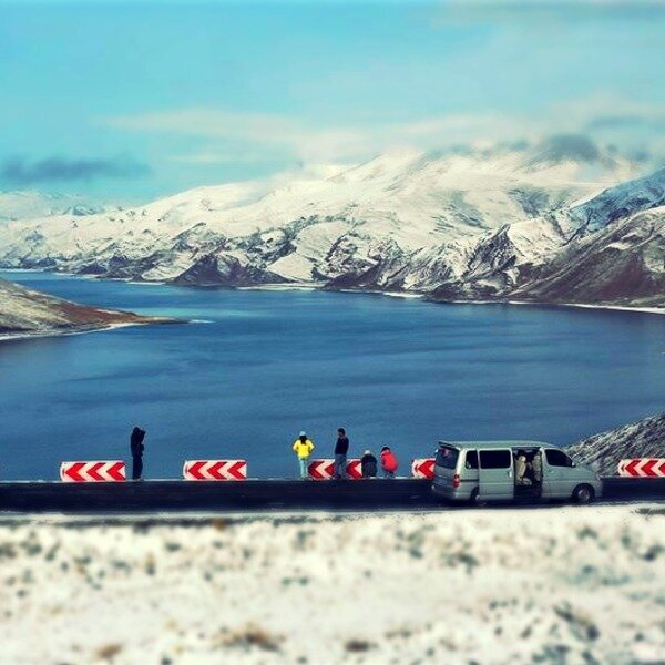 冬のヤムドク湖