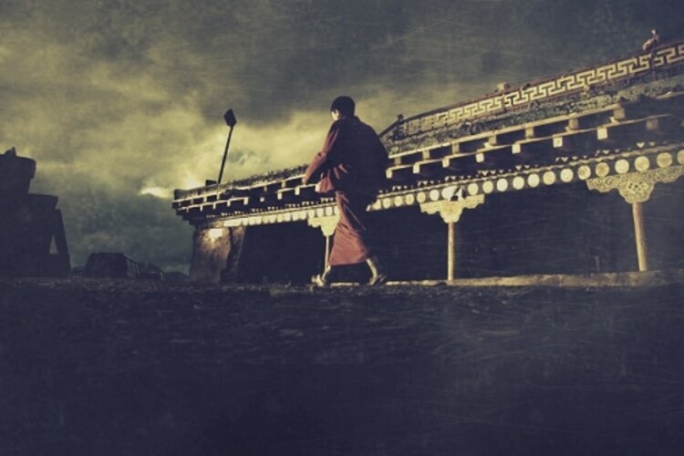 благочестивые буддийские паломники