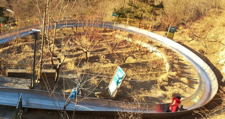 The slide at Mutianyu Great Wall